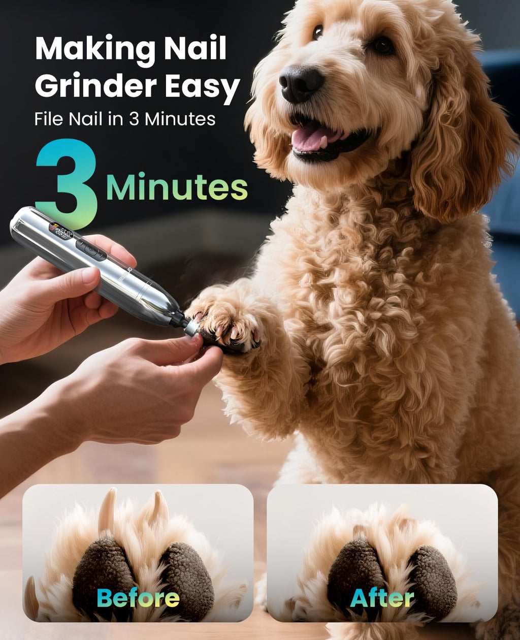 Dog Grooming Clippers 4-in-1 Kit E1855
