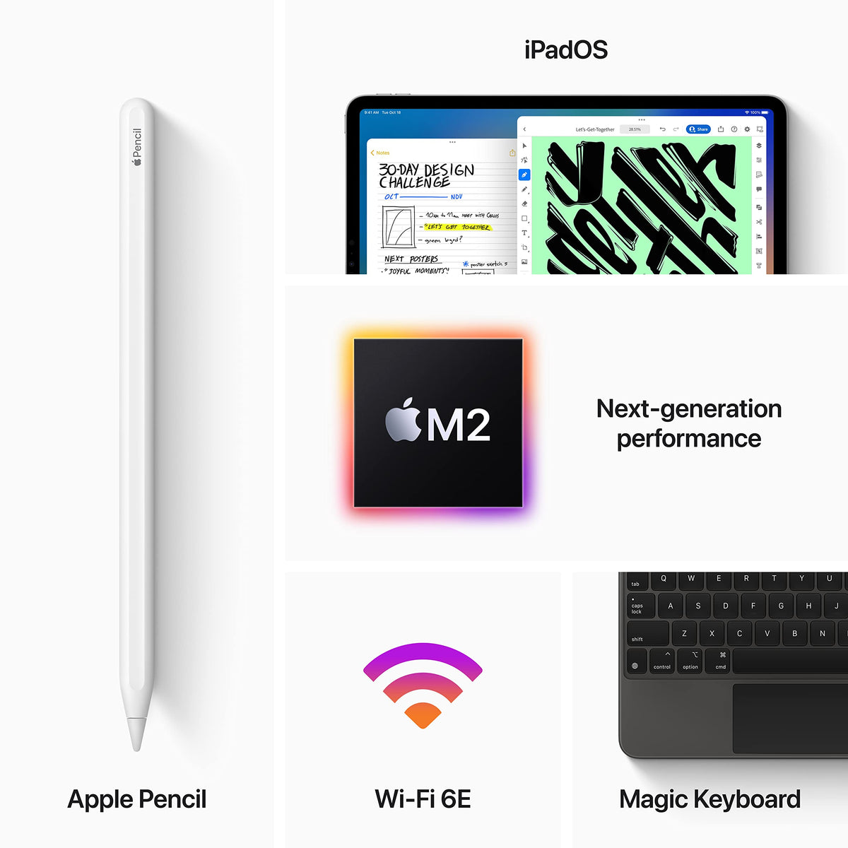 2022 iPad Pro 11-inch Wi-Fi 512GB Silver M96179