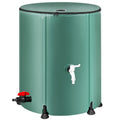 Collapsible 53 Gallon Rain Barrel with Spigots T678910