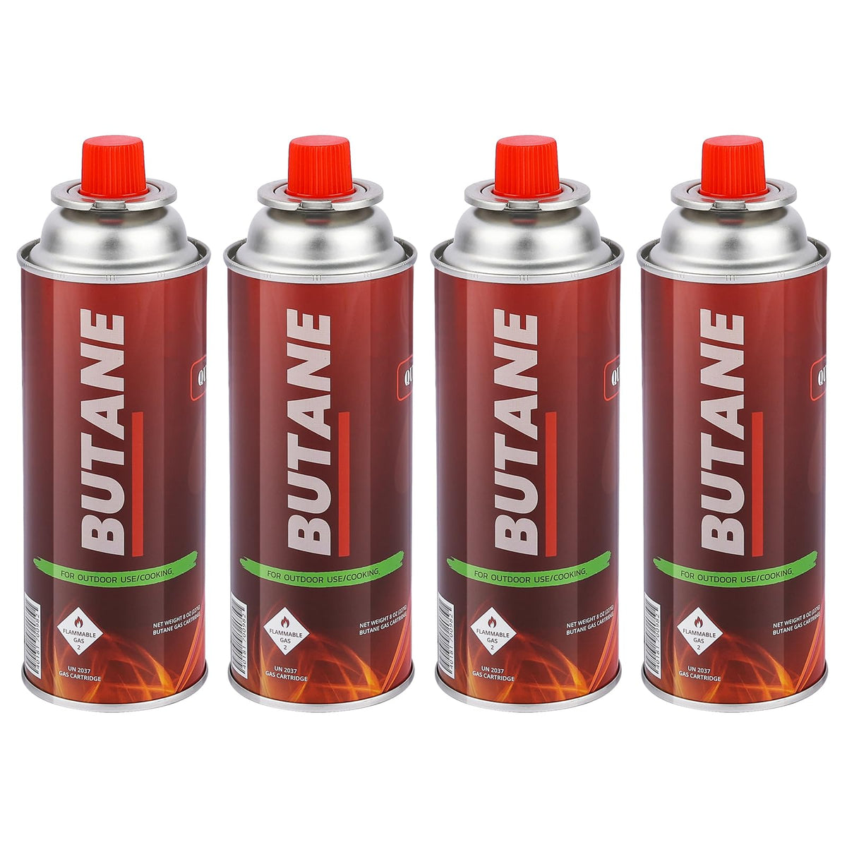 4 Pack Butane Fuel Canisters A191258