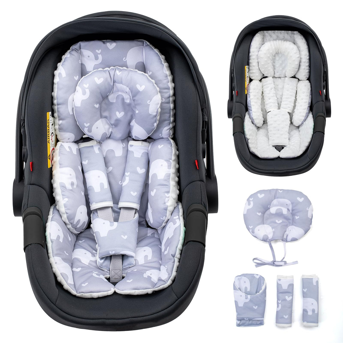 Infant Car Seat Insert with Headrest P33529