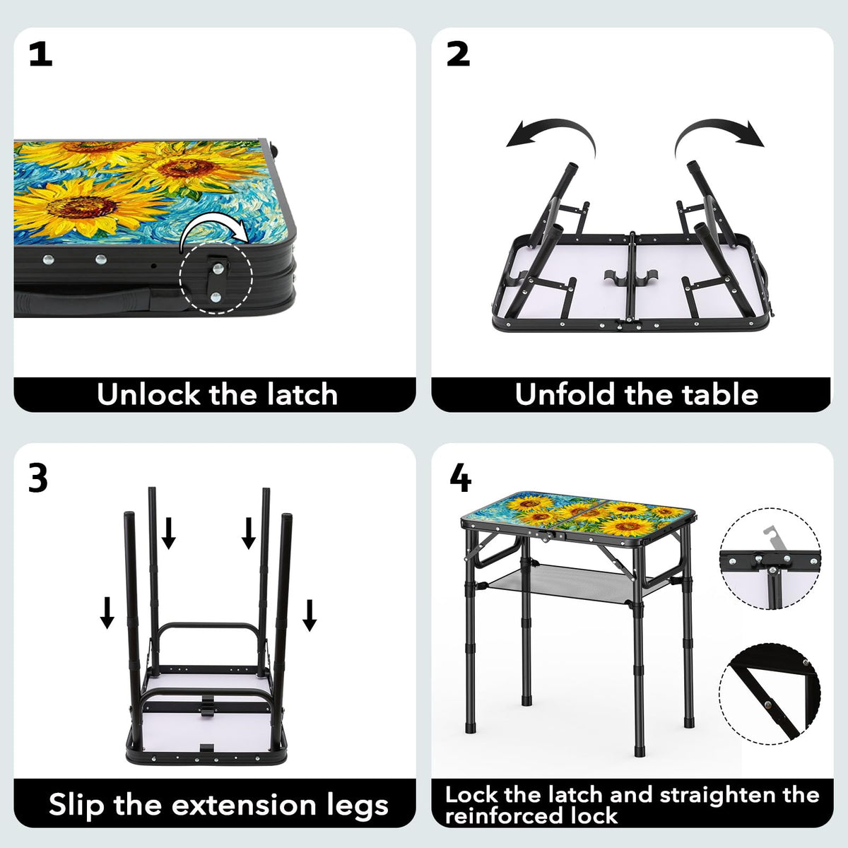 Small Camping Folding Table I72413