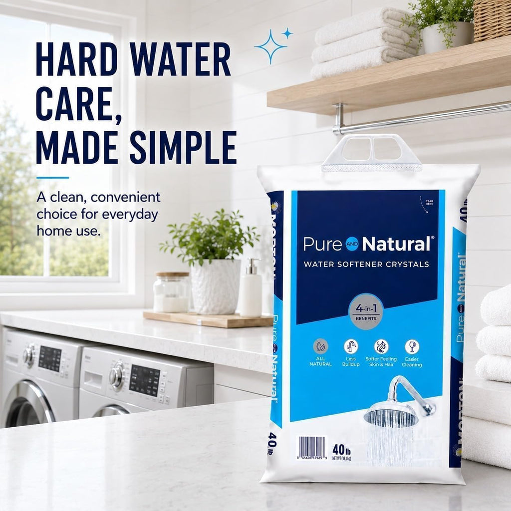 40 lb Pure Natural Salt Crystals Pack of 2 R261