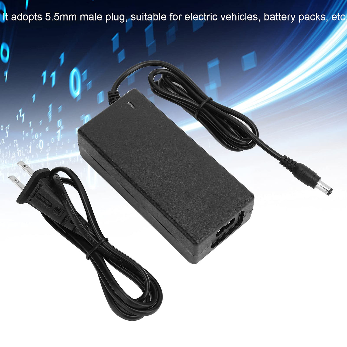 42V 2A Power Adapter with 5.5 x 2.5mm Charging Port V9725