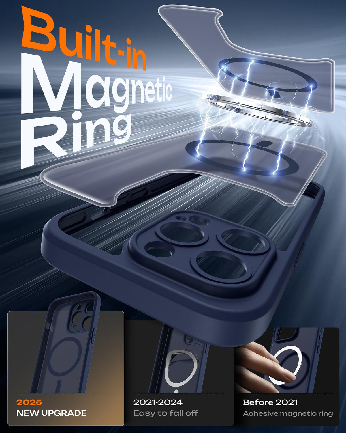 Dark Blue iPhone 13 Pro Max Case G574