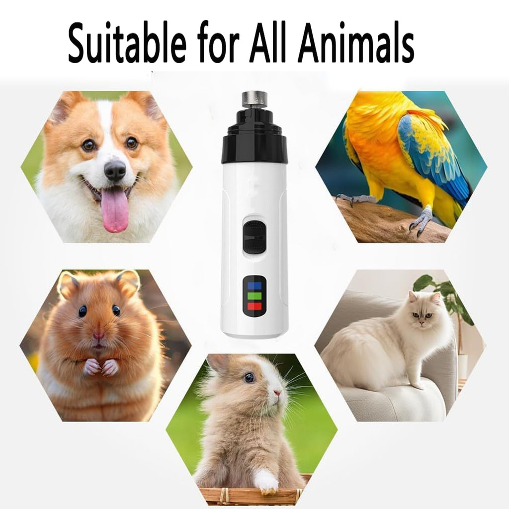 Cortador De Uñas Sin Estrés USB Rechargeable Automatic Pet Nail Trimmer A924