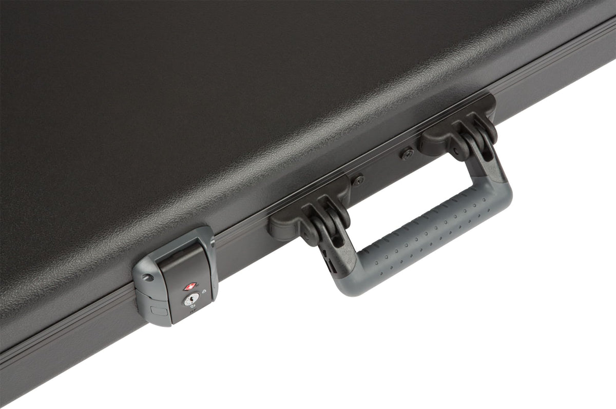 Black Molded Guitar Case with Guitar Strap and 24-Pack Picks U695681