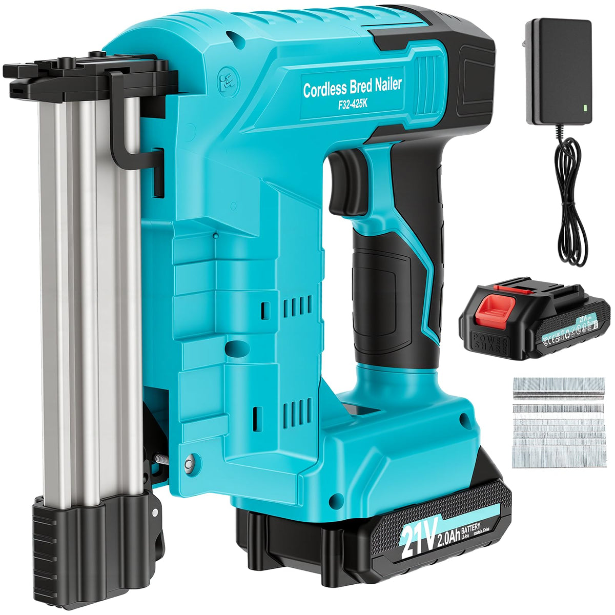 Cordless 2-in-1 21V Electric Nail Gun with Battery C5529