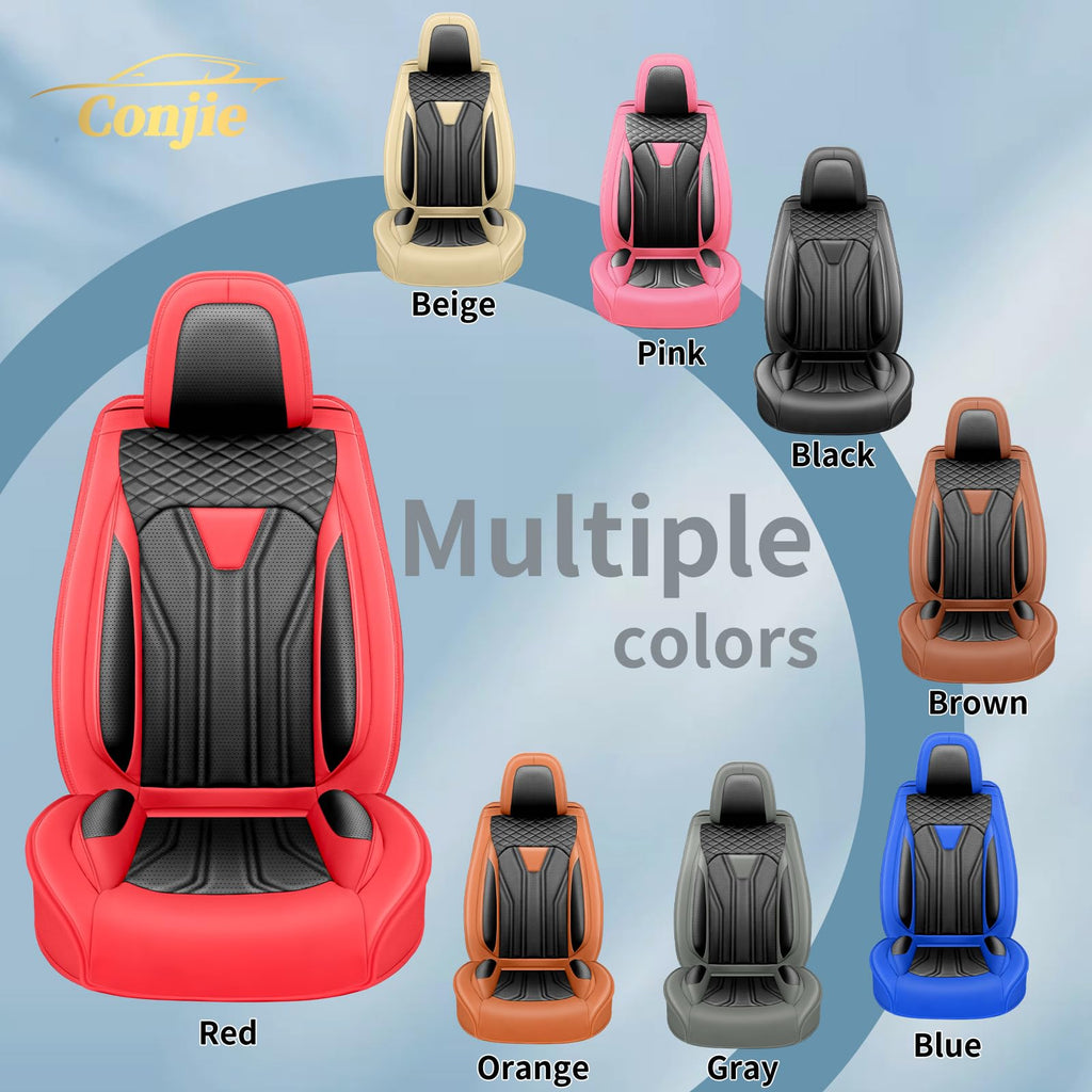 Red & Black Car Seat Covers Q244