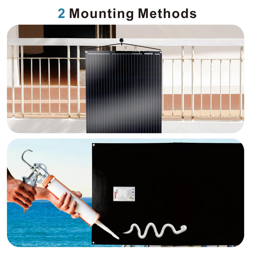 200W Flexible Solar Panel Kit 12V Mono 30A PWM Controller F326