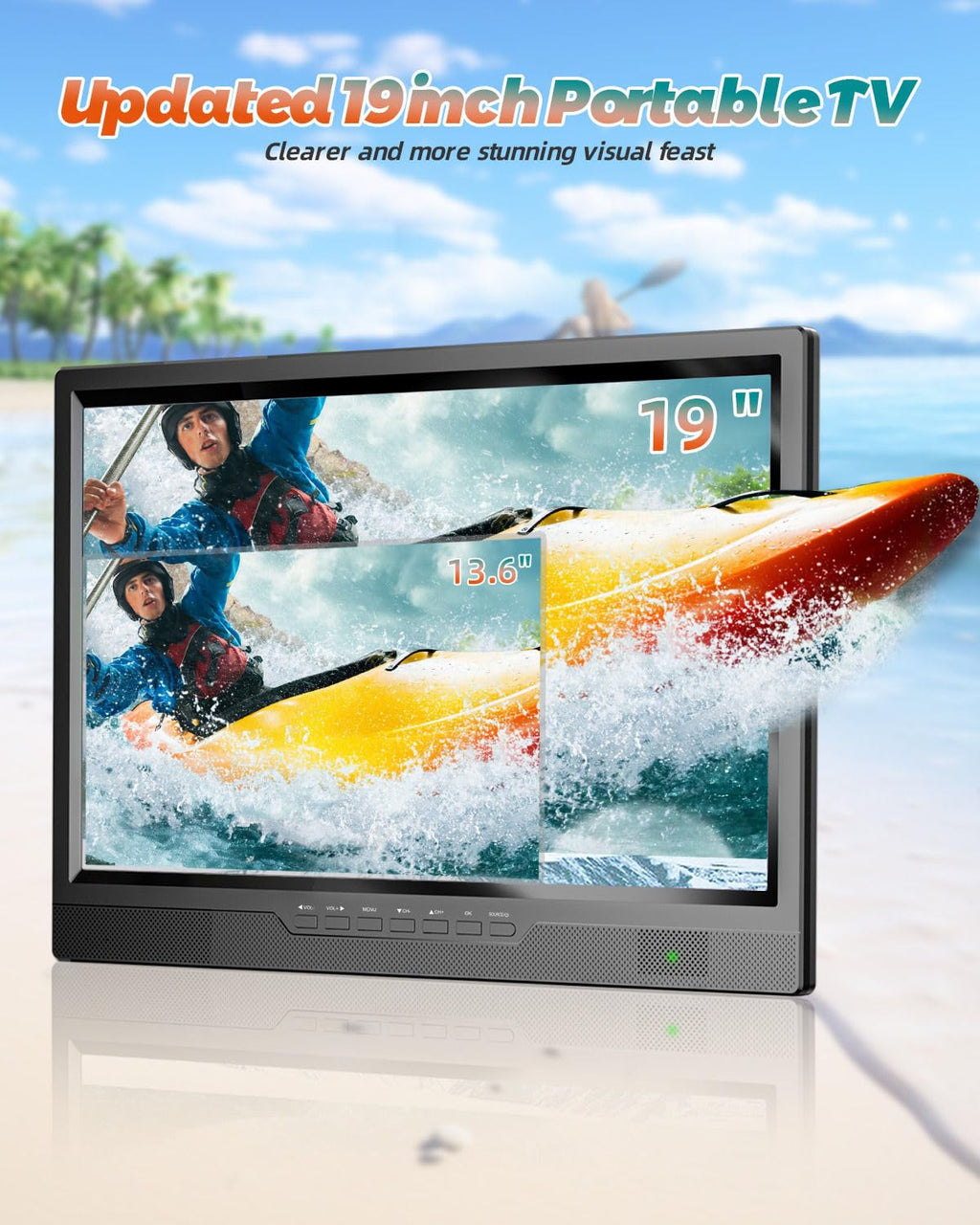 Portable TV with Antenna J196