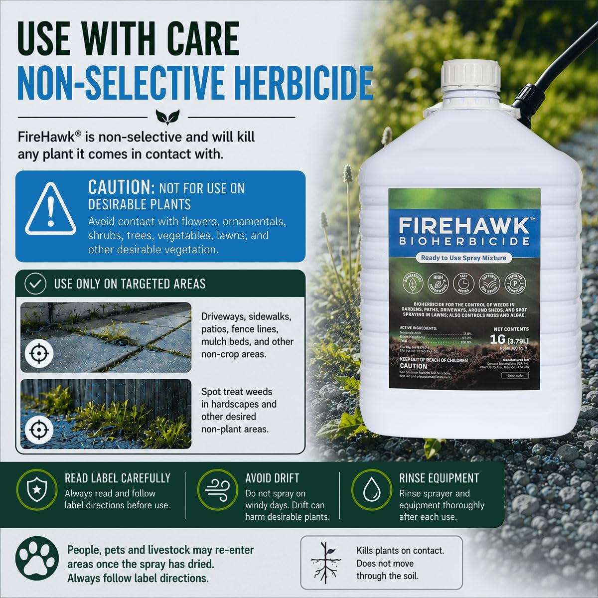 1 Gallon Ready to Use Bioherbicide Refill I70332