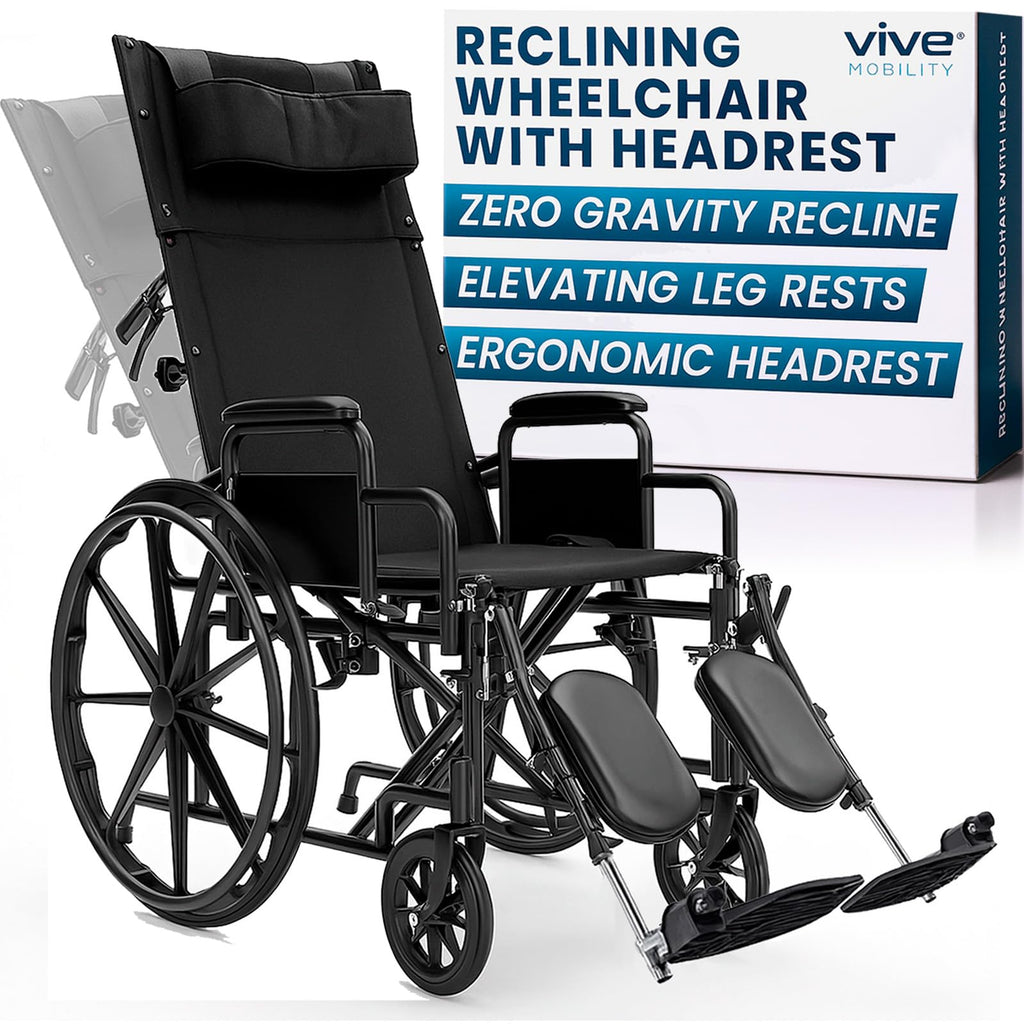 Reclining Wheelchair with Elevating Leg Rests N3427
