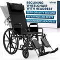 Reclining Wheelchair with Elevating Leg Rests N3427