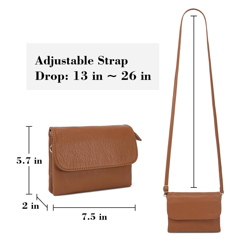 Small Vegan Leather Crossbody Bag O979605