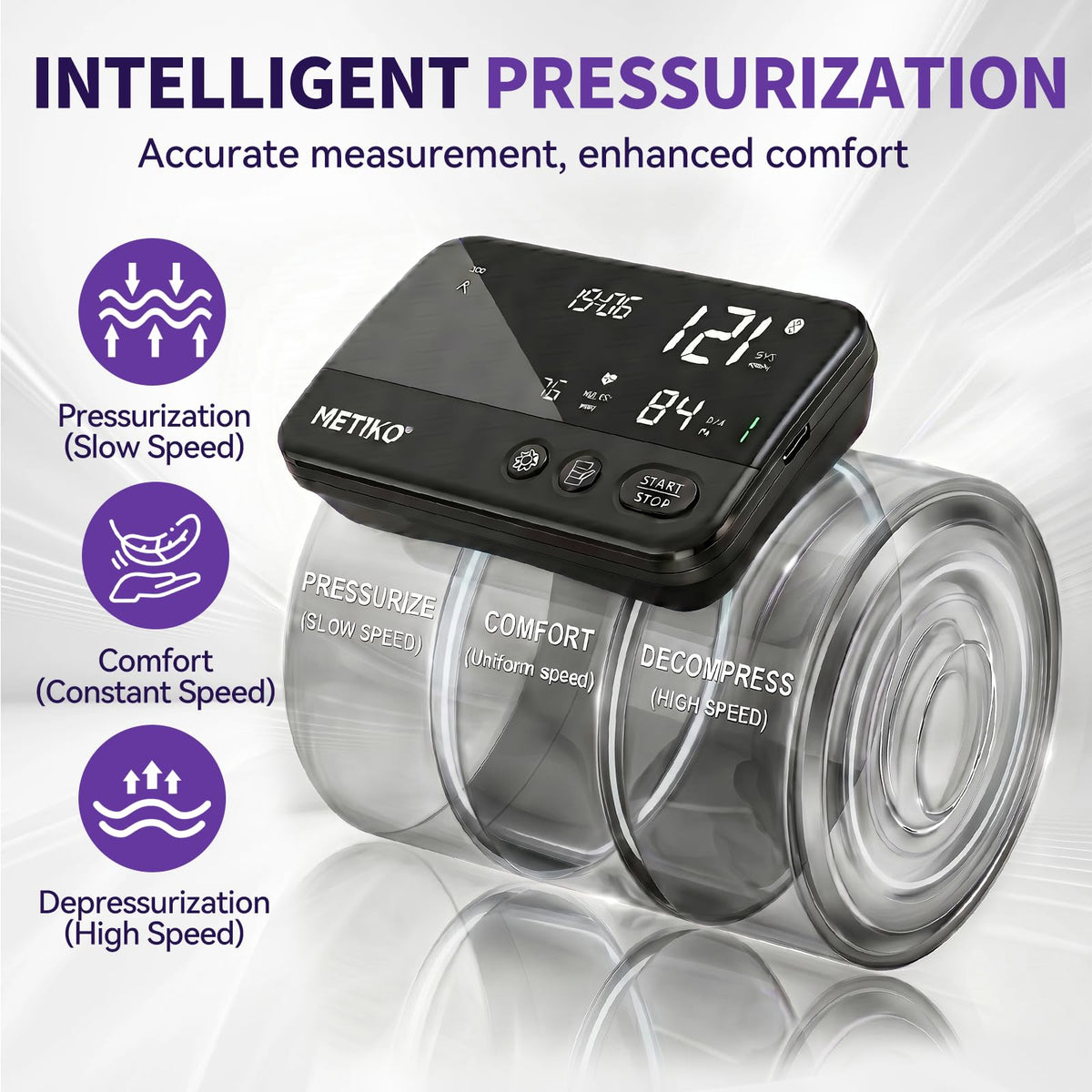 Wireless Upper Arm Blood Pressure Monitor D65291