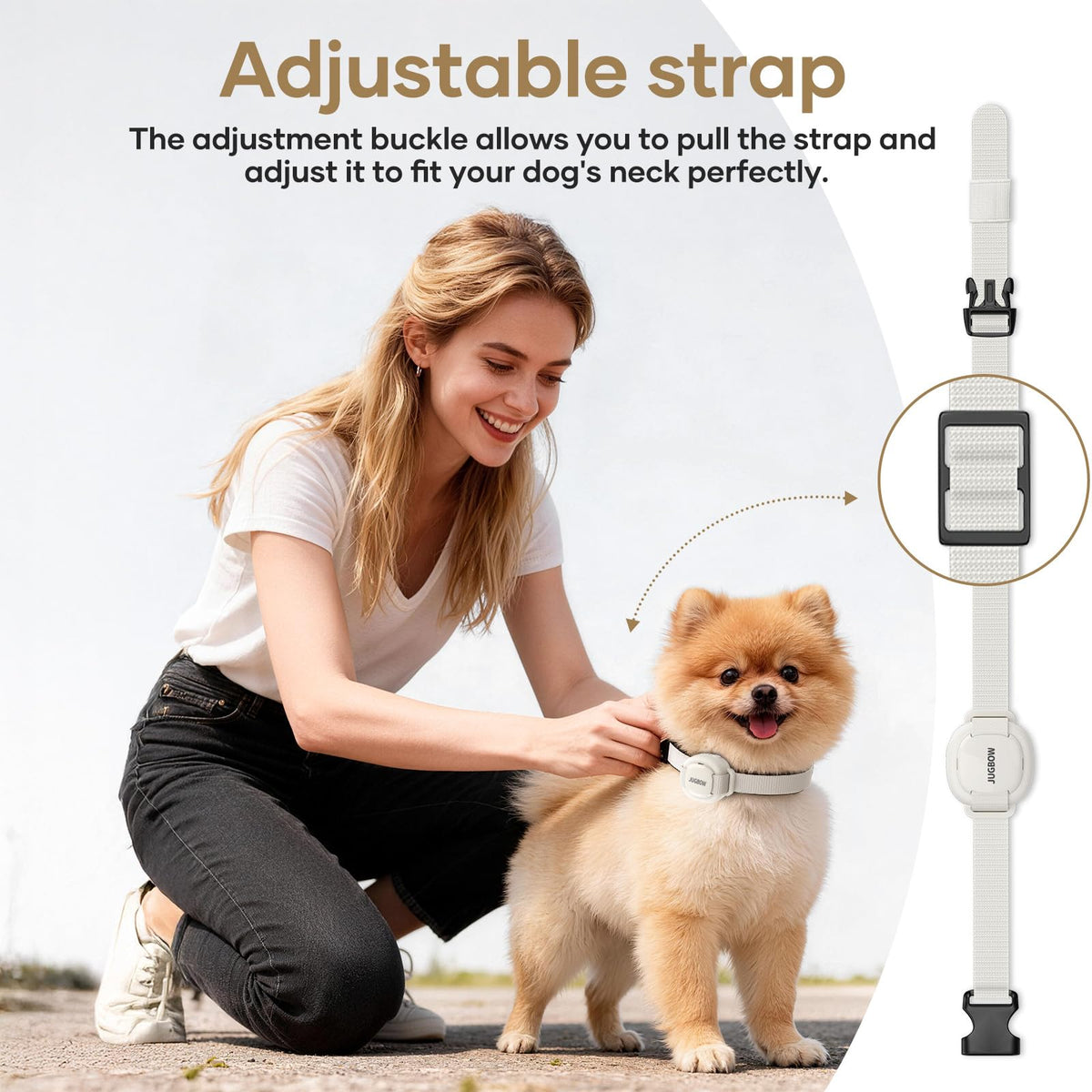 White 4200FT Range Dog Shock Collar I559674