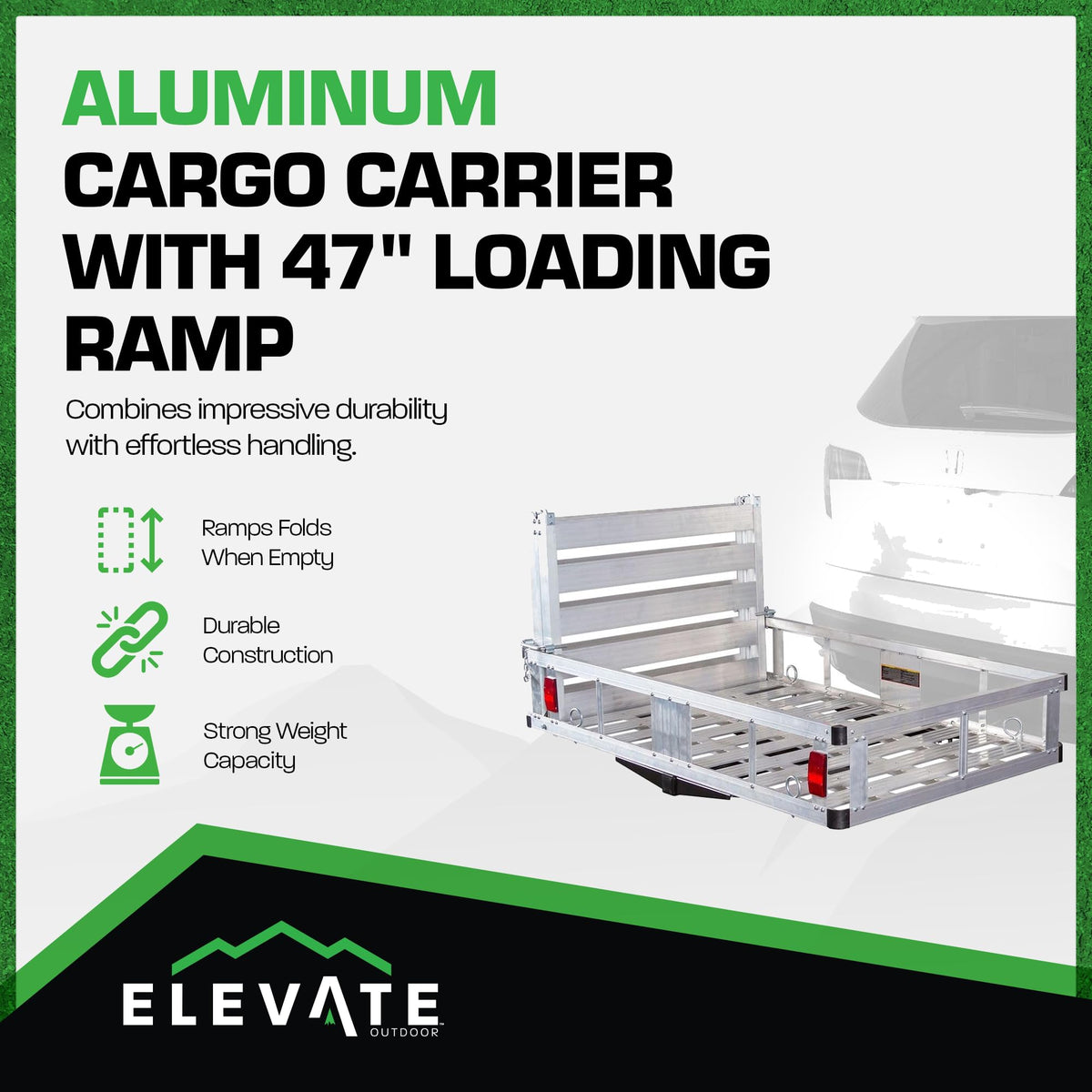 Deluxe Cargo Carrier with Folding Loading Ramp Z327