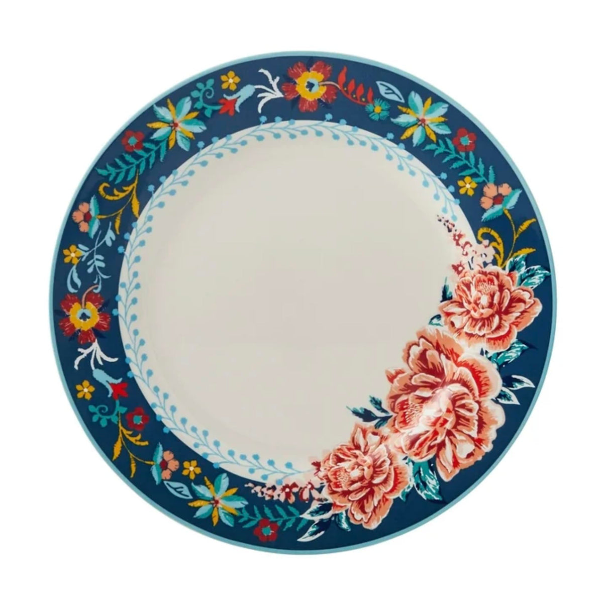 12-Piece Floral Stoneware Dinnerware Set K1748