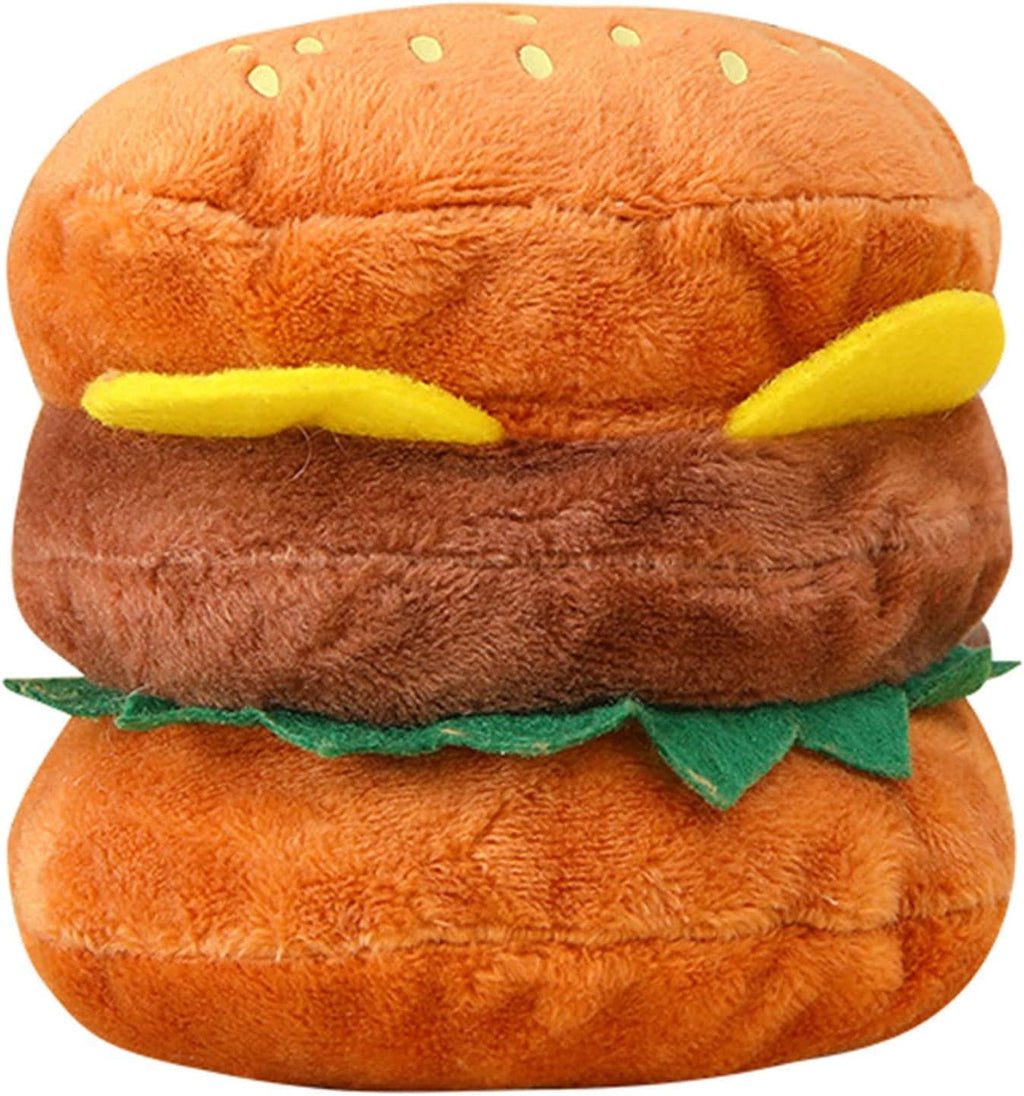 Hamburger Shape Dog Squeaky Toy S426042