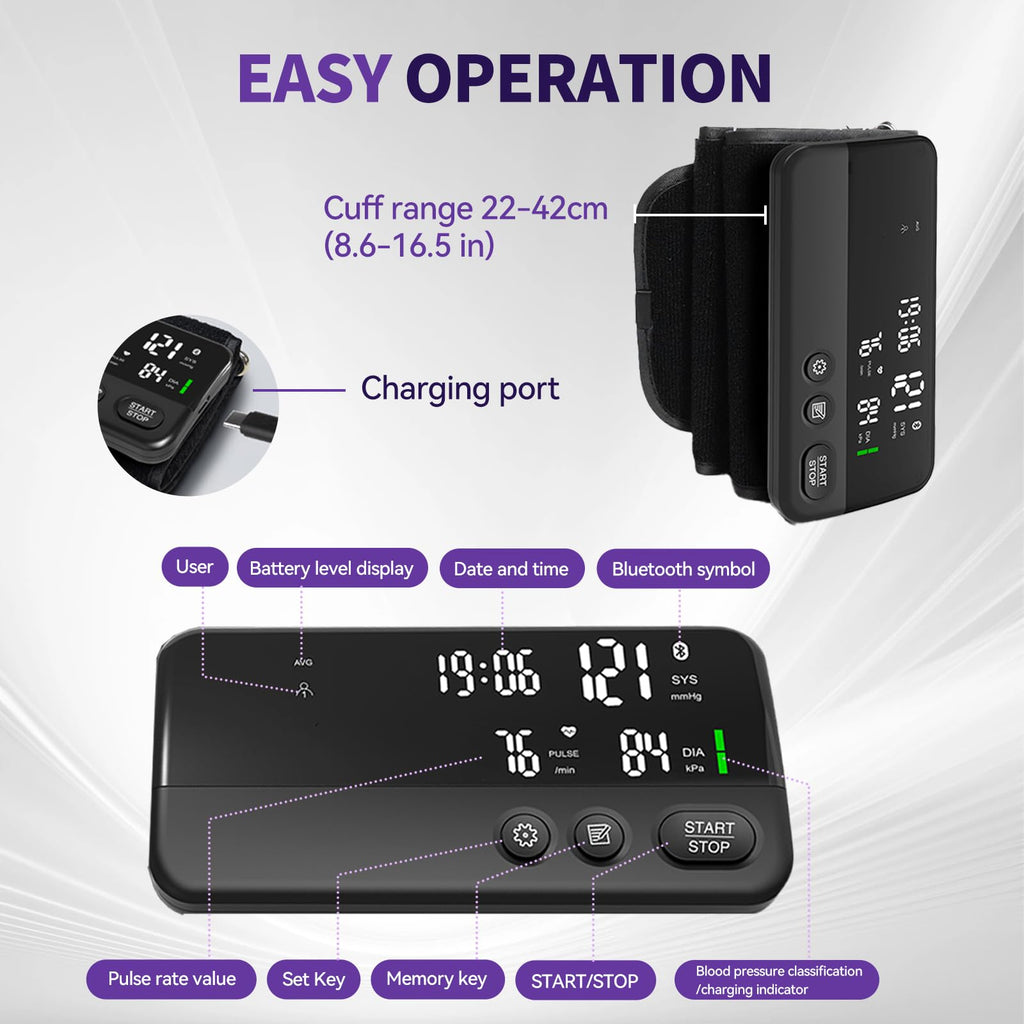 Wireless Upper Arm Blood Pressure Monitor D65291