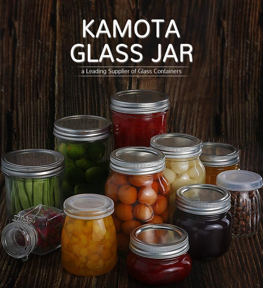 16oz Wide Mouth Mason Jars, 12 Pack with Lids & Bands O27616