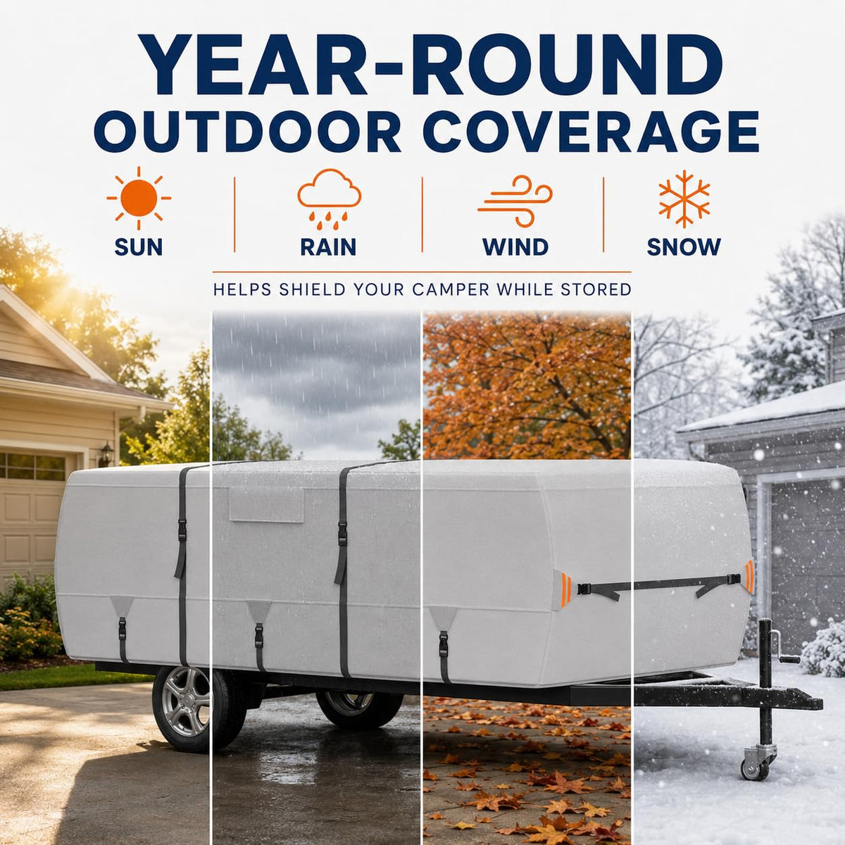 420D Oxford Folding Camper Cover X999502