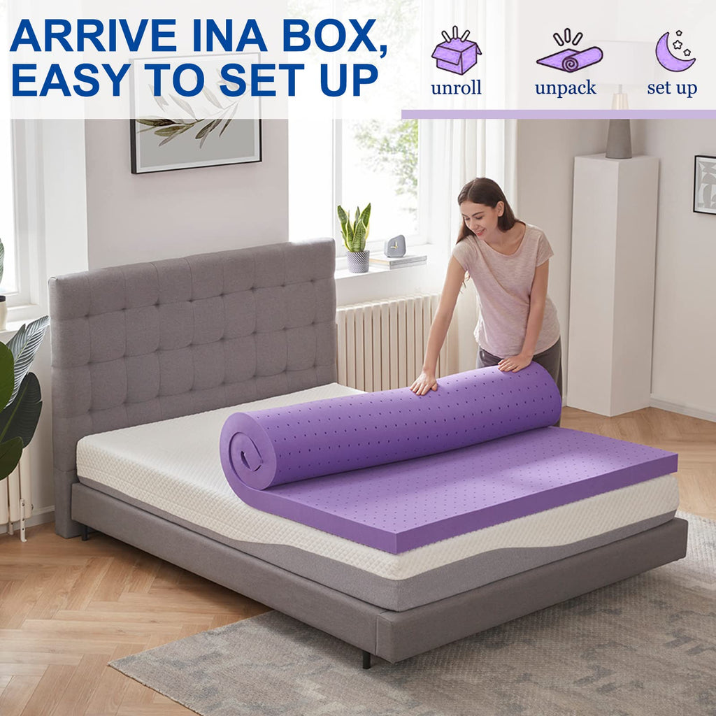 3 Inch Gel Memory Foam Mattress Topper Twin Size W19050