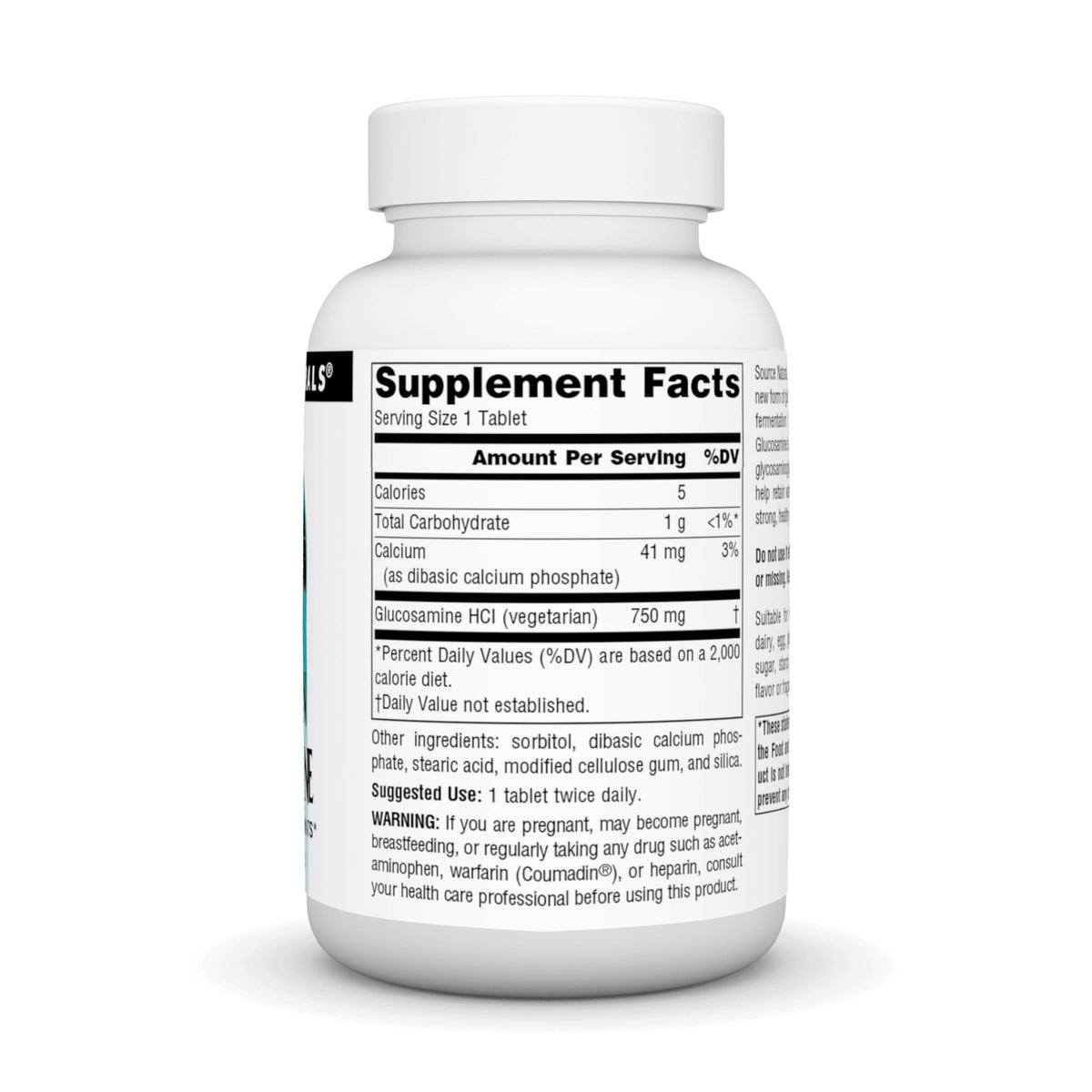 Vegetarian Glucosamine 750 mg 60 Tablets D629997