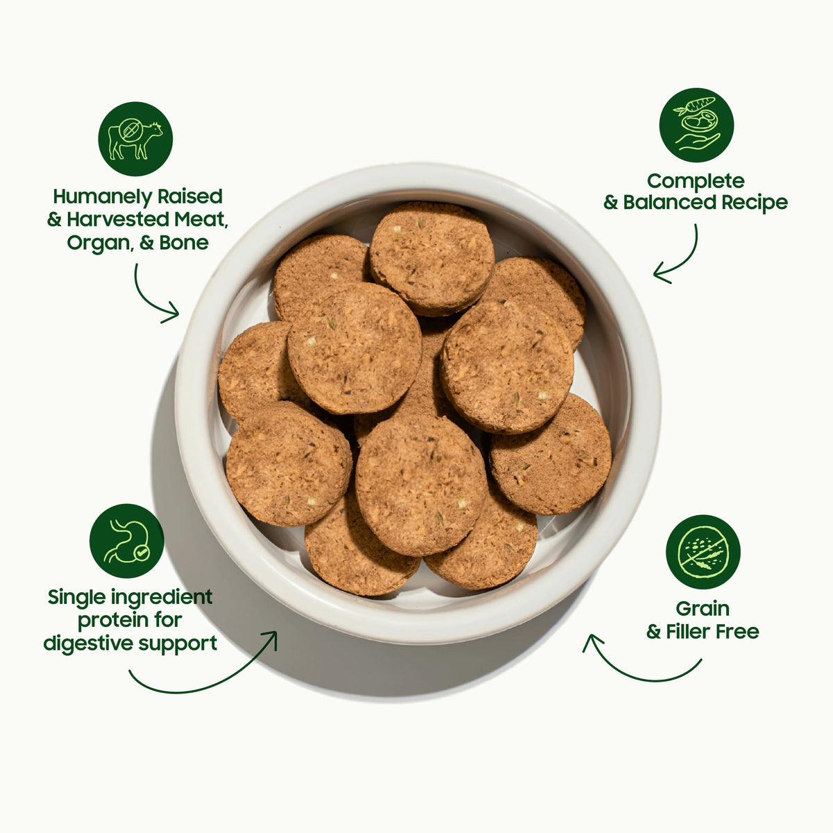 Freeze Dried Raw Dog Food 25 oz H277397