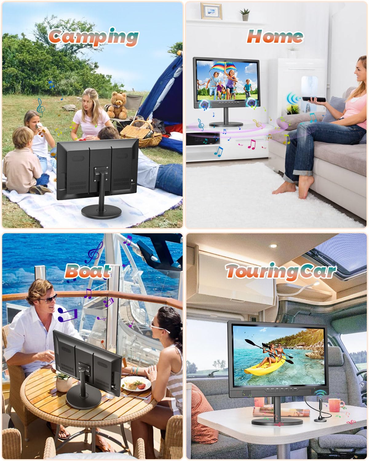 Portable TV with Antenna J196