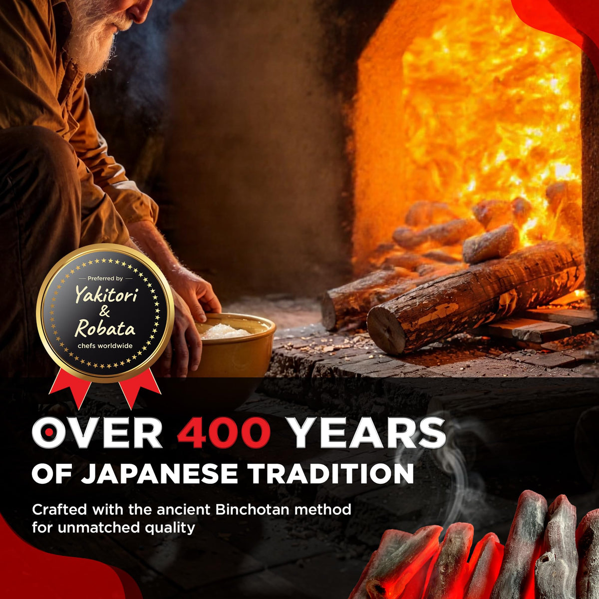 Binchotan Charcoal 11 lbs Hardwood 95% Carbon A105034