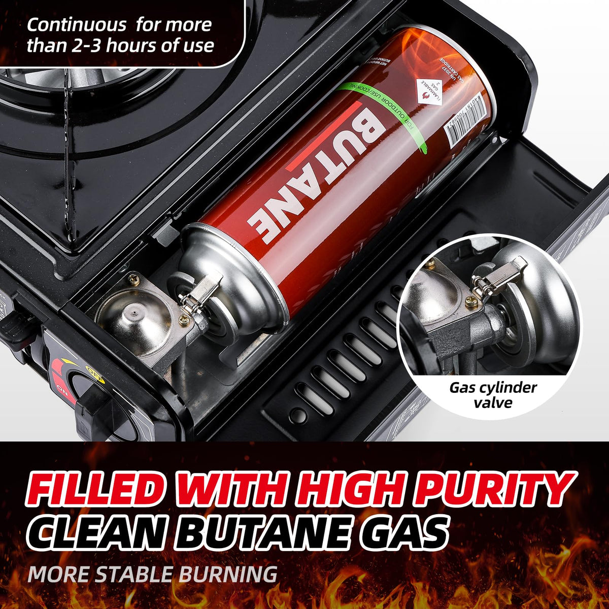4 Pack Butane Fuel Canisters A191258