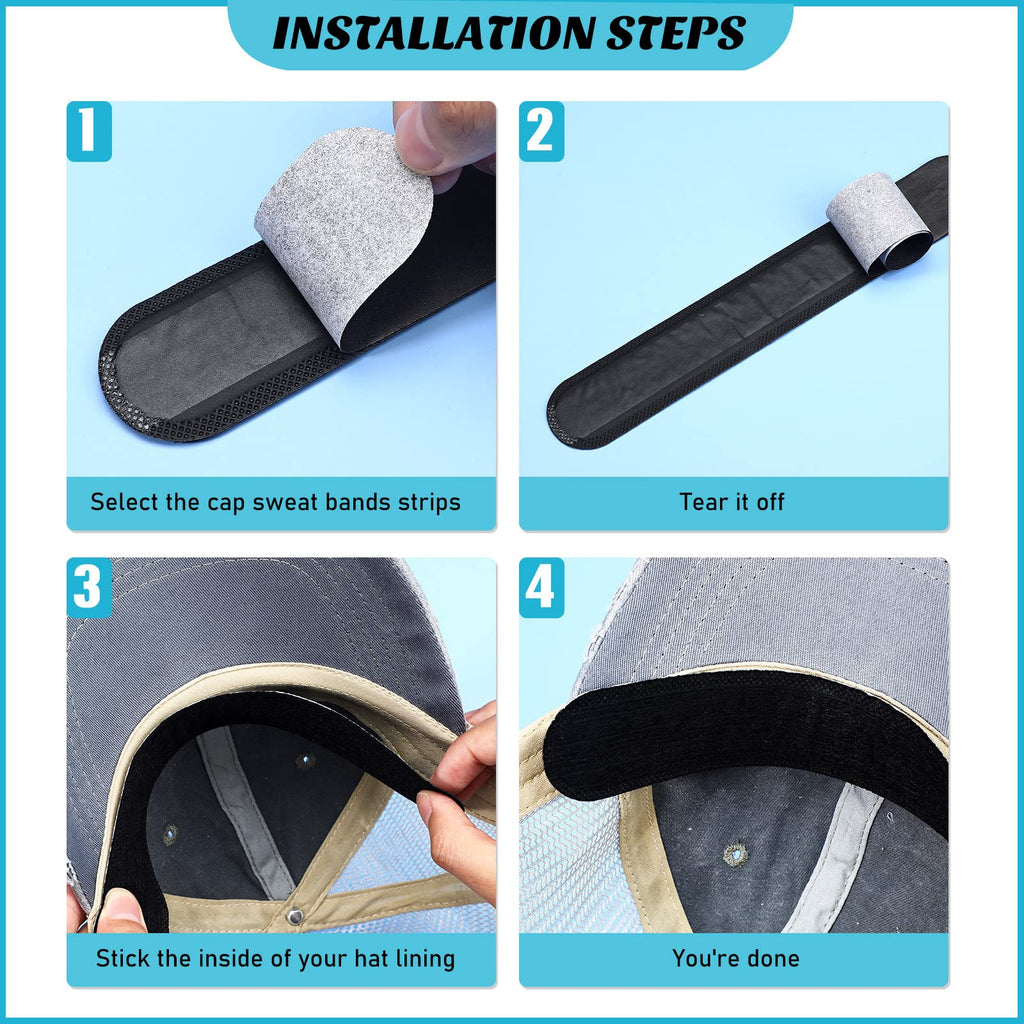 30 Pcs Disposable Hat Sweat Liner H6881