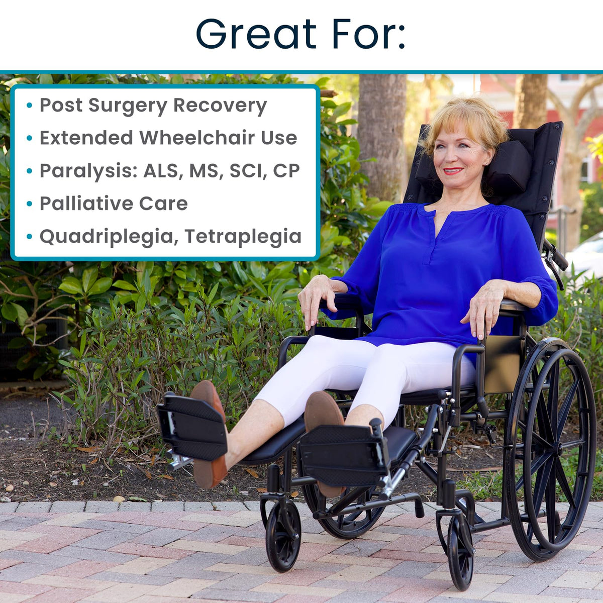 Reclining Wheelchair with Elevating Leg Rests N3427