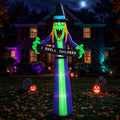 8FT LED Inflatable Witch Yard Decor N9280