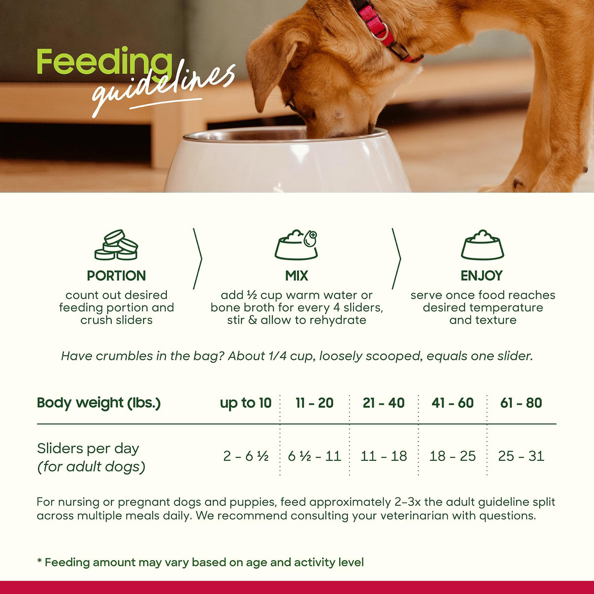 Freeze Dried Raw Dog Food 25 oz H277397