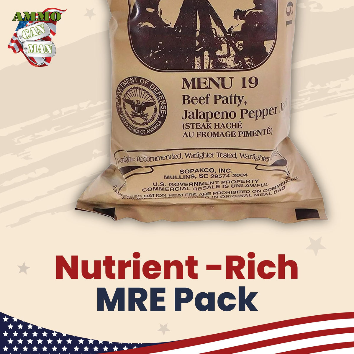 Military Surplus MRE Box W364006