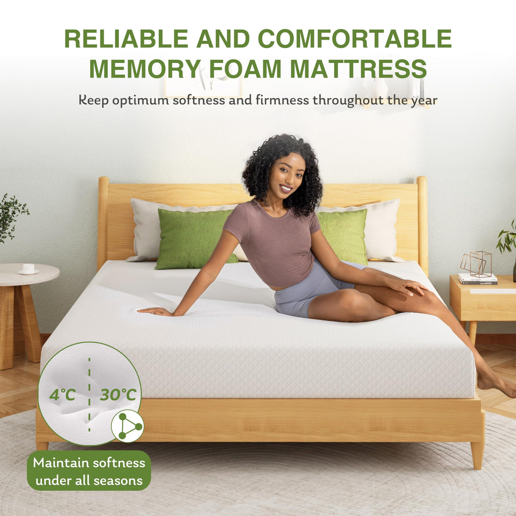Full Size 8 Inch Medium Firm Memory Foam Mattress H97284