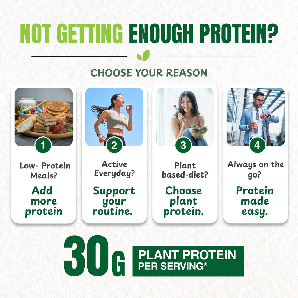 Unflavoured Vegan Protein Powder 34.5 Oz P399