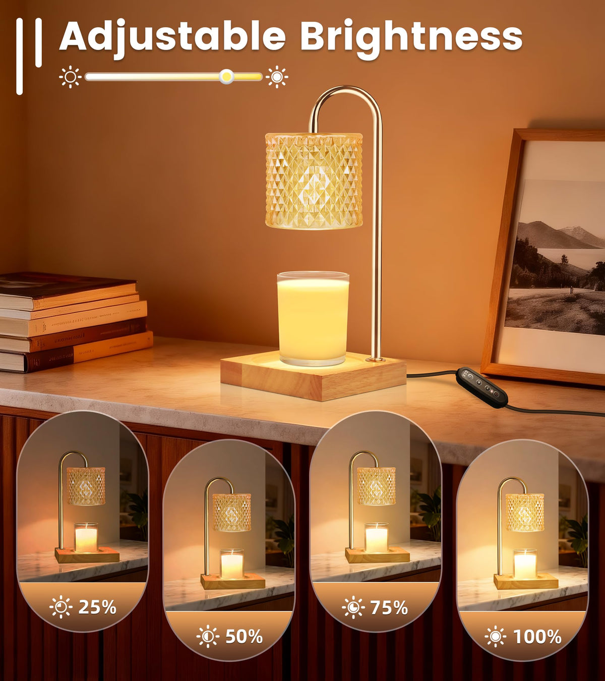 Candle Warmer Lamp with Timer A8637