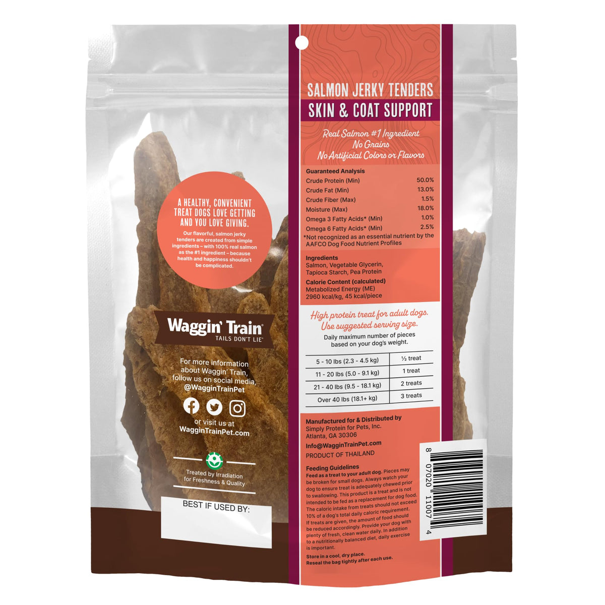 Salmon Jerky Dog Treats 12 oz K304897