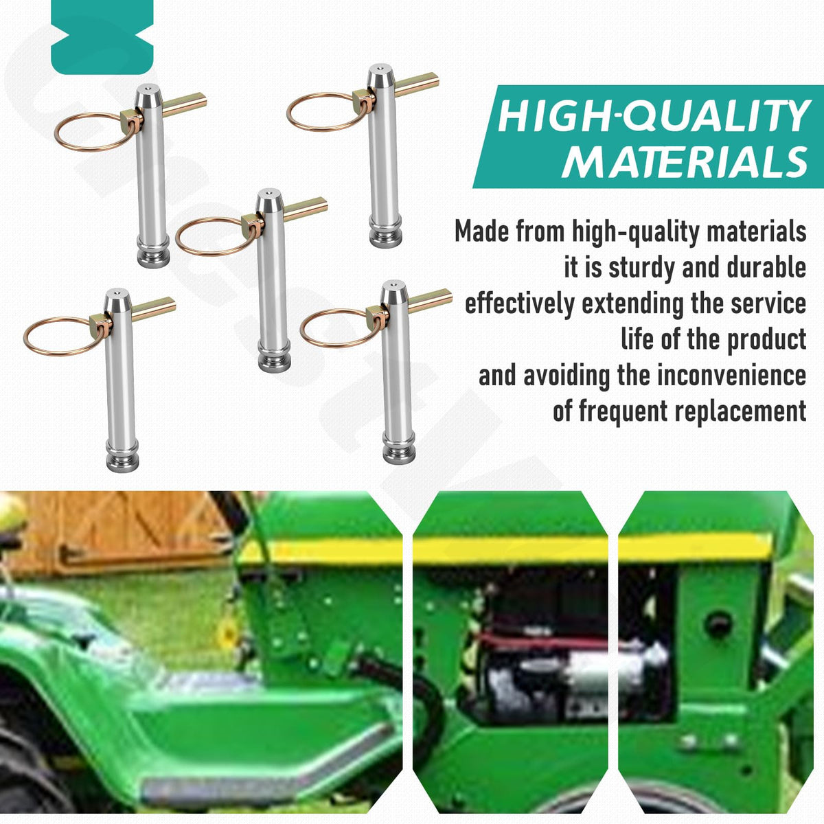 5 Pack 3/4 in Hitch Pin A432