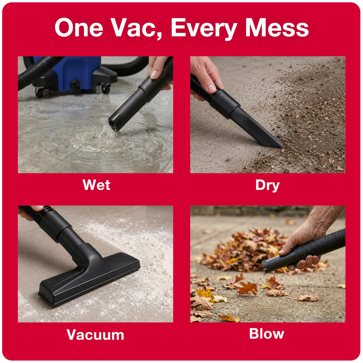 16 Gallon Wet Dry Vacuum Cleaner Z540154