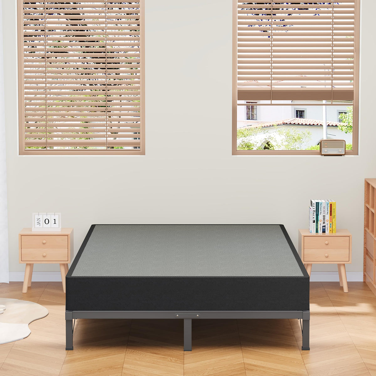 Queen 8 Inches Metal Bed Frame Z666655
