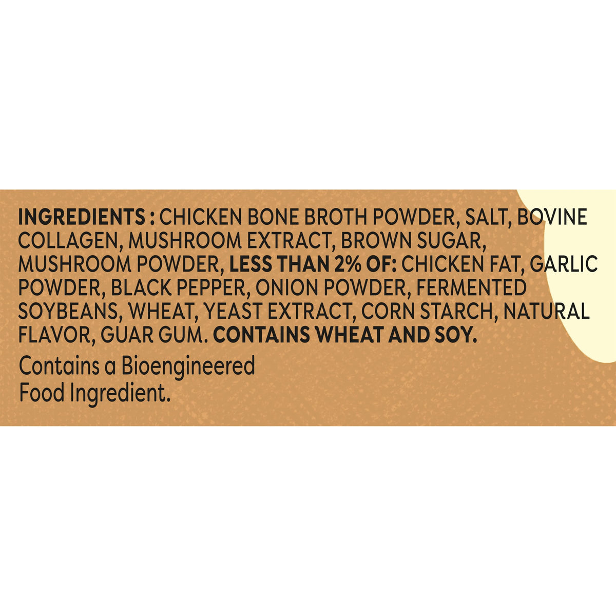 Mushroom Chicken Bone Broth 6 Count Powder Mix Packets G8213