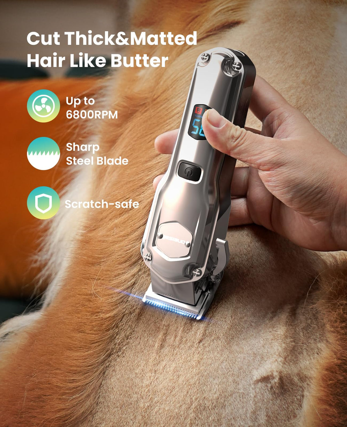 Dog Grooming Clippers 4-in-1 Kit E1855