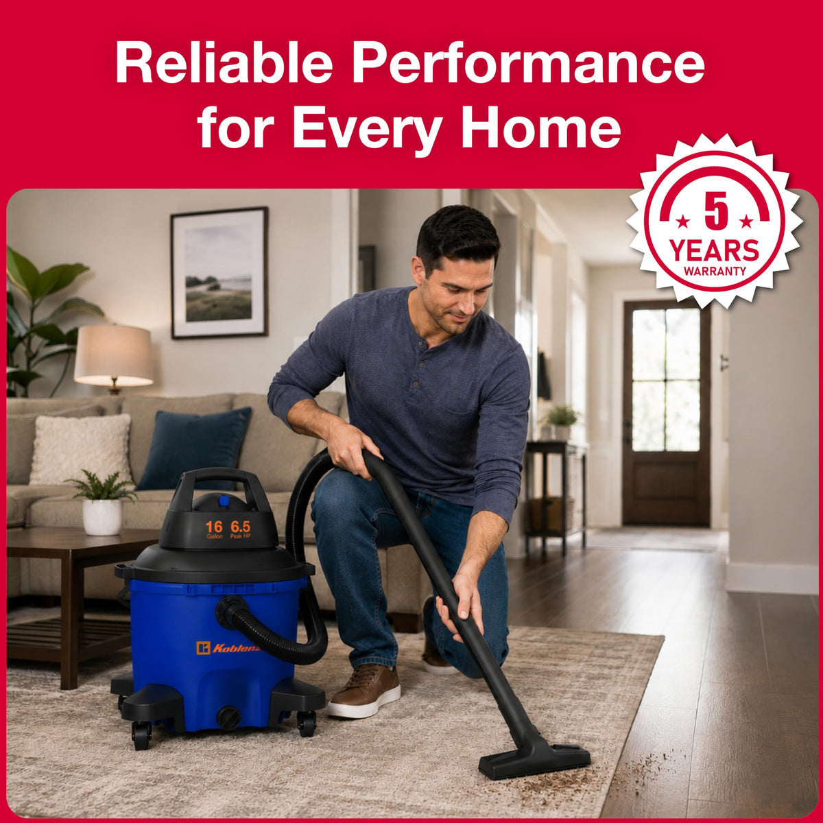 16 Gallon Wet Dry Vacuum Cleaner Z540154