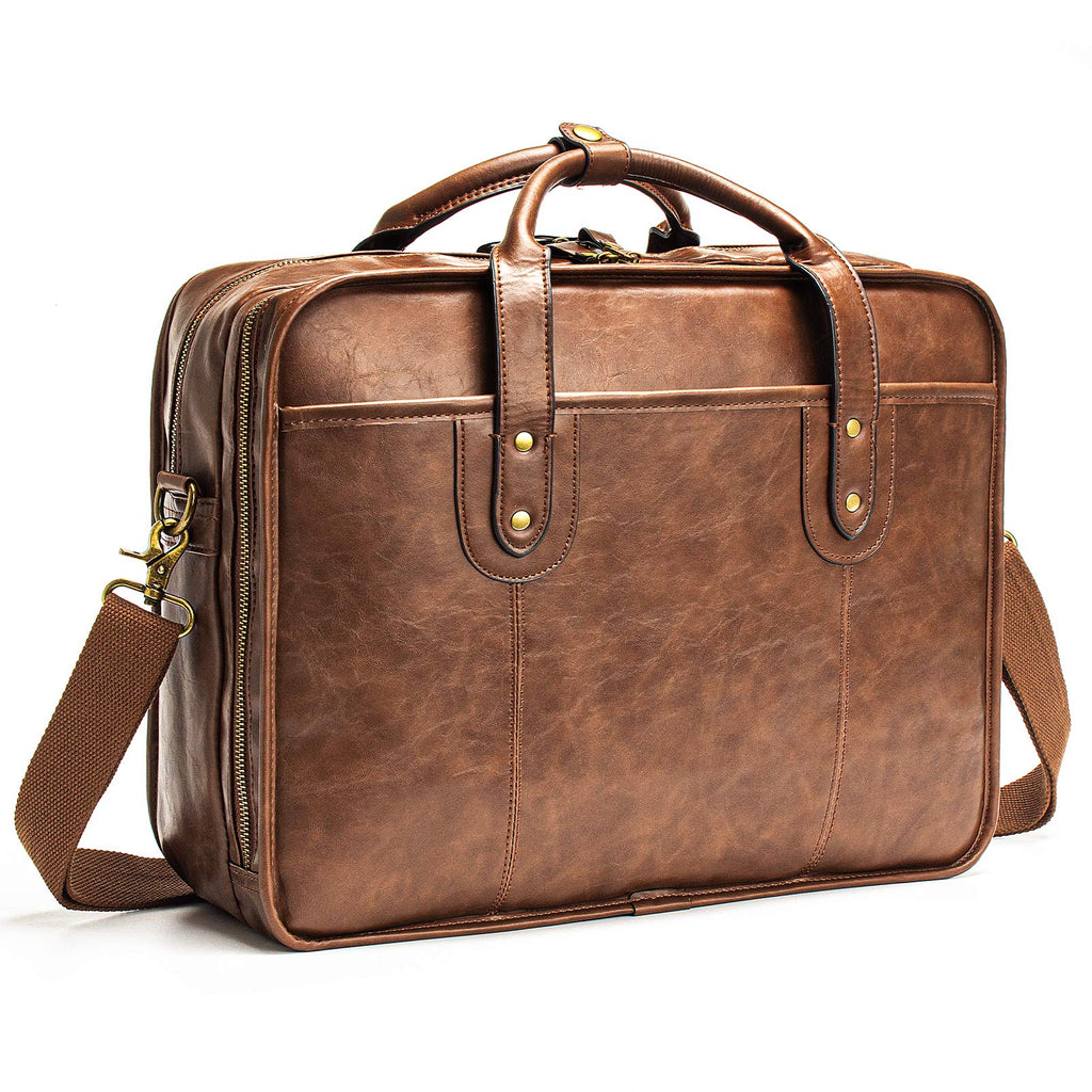 Leather 15.6 Inch Laptop Messenger Bag M52011