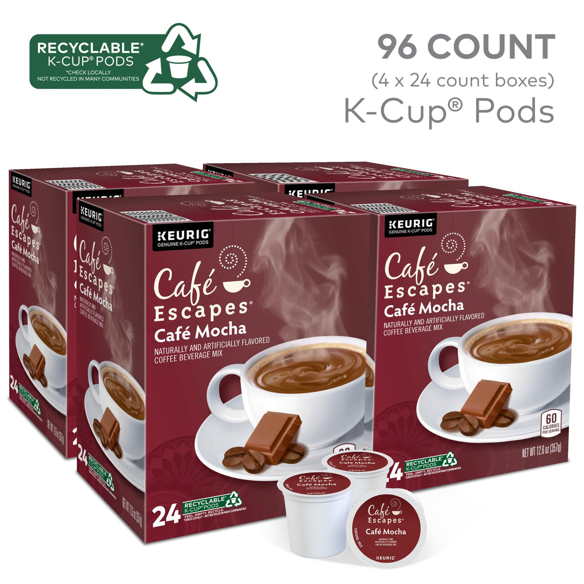 Cafe Mocha K-Cup Pods 96 Count V118397
